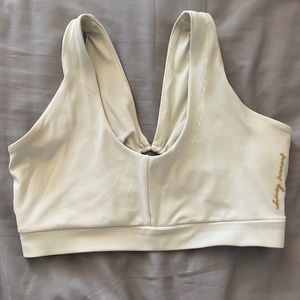 FINAL SALE Gymshark X Whitney Unbleached Sports Bra Size S